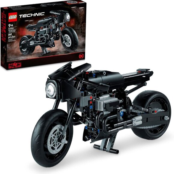 NEW LEGO Technic Batman BATCYCLE Set 42155 Motorcycle Collectible Toy Model Buil - Picture 1 of 15